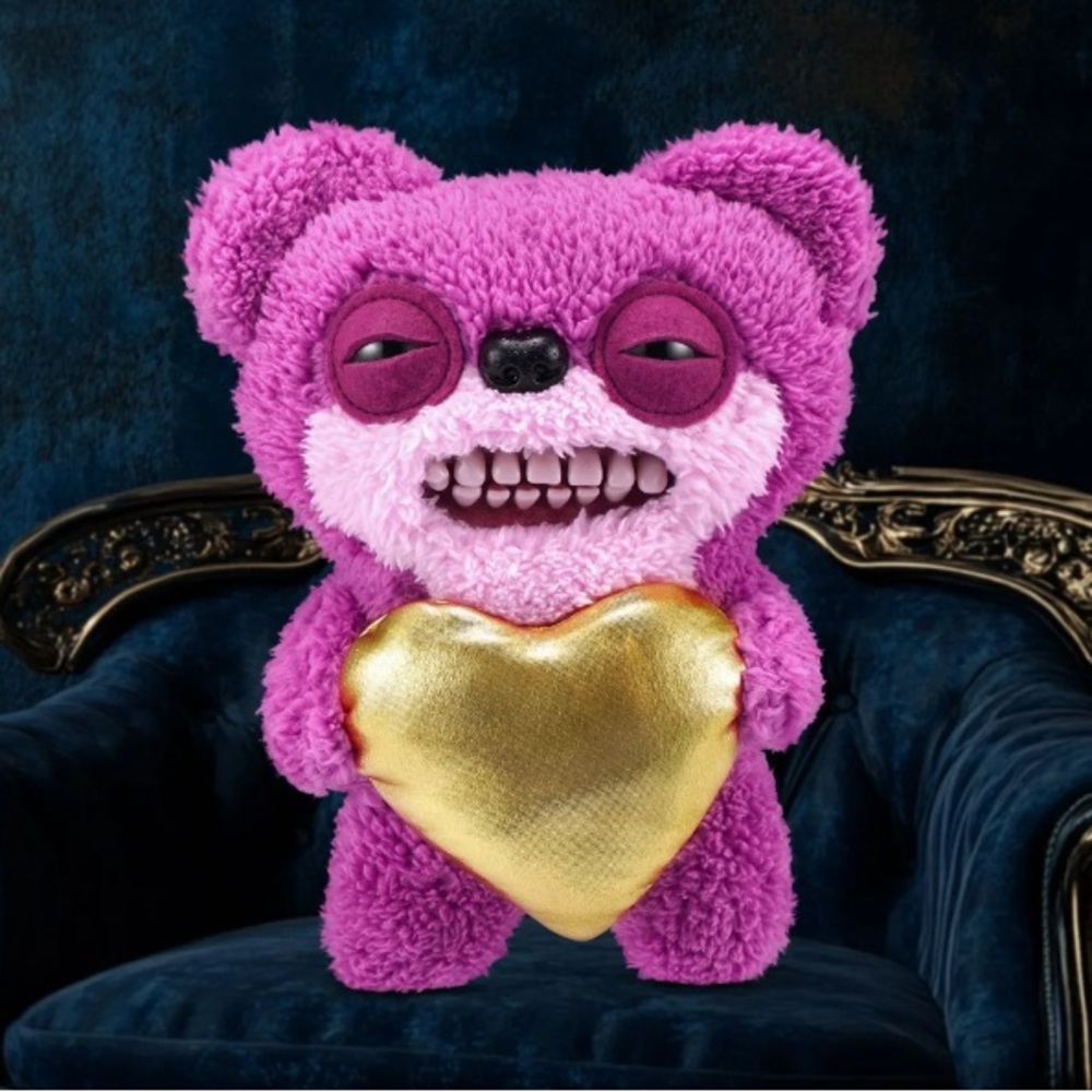 Fuggler Gold Fuggs - Teddy Bear Nightmare, with Golden Heart